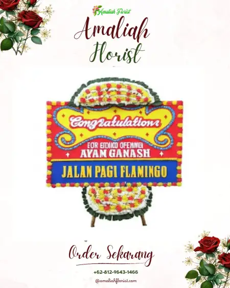Sewa Papan Bunga Sambung